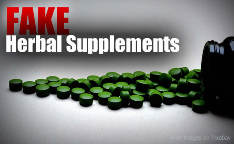 fake herbal supplements