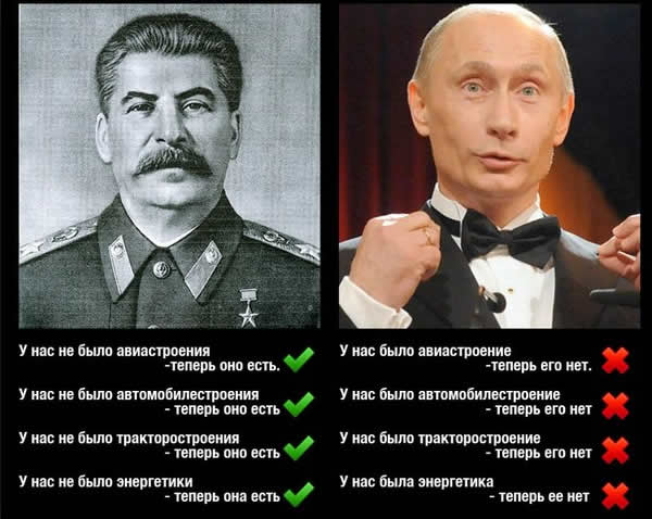 stalin vs putin