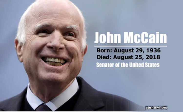 Senator John McCain 2018