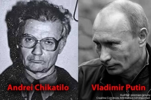 The maniac and serial killer Chikatilo is a child in comparison to Putin, who is disposing of living "Russians" in a rapid stream