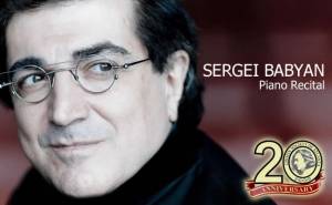 SERGEI BABYAN, Piano Recital, Sunday, October 27, 2019, 6 PM